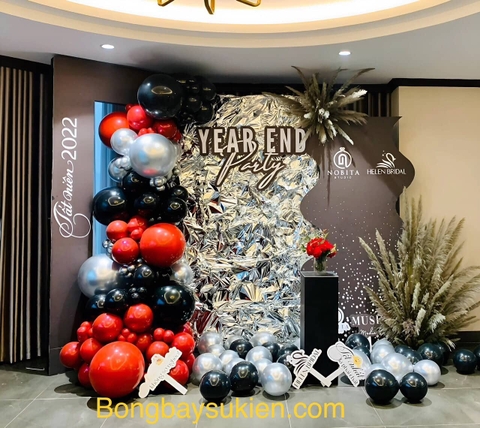 Trang trí bóng bay tiệc tất niên công ty 10