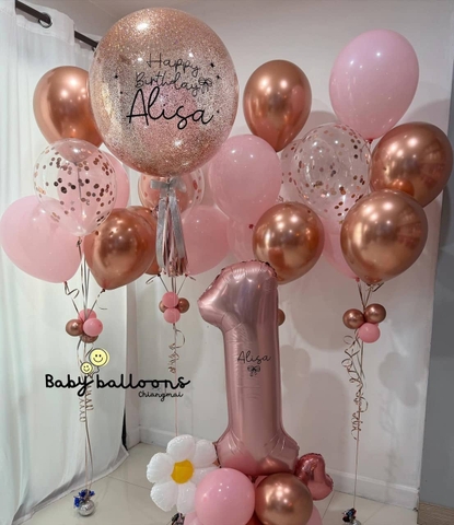 Trang Trí Bong Bóng Sinh Nhật Đơn Giản 03