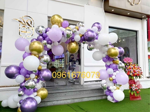 Trang Trí Cổng Bóng Bay Khai Trương Đẹp 01
