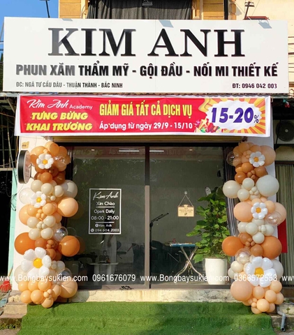 Trang trí Cổng Bóng Bay Khai Trương 05