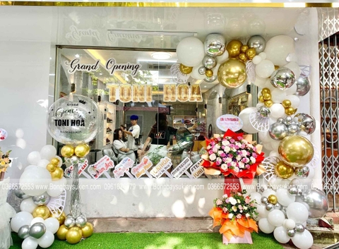 Trang Trí Cổng Bóng Bay Khai Trương Đẹp
