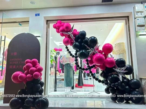 Trang Trí Cổng Bóng Khai Trương Cầu Giấy