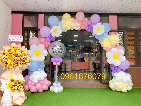 Trang trí cổng bóng khai trương chuyên nghiệp