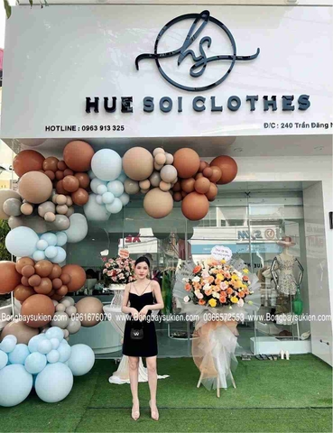 Trang Trí Cổng Bóng Khai Trương Hà Nội Đẹp