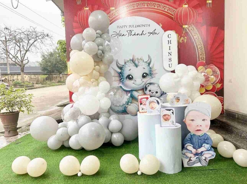 Trang Trí Đầy Tháng Trọn Gói Cho Bé Trai