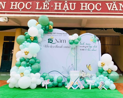 Trang Trí Họp Lớp 15 Năm Tại Hai Bà Trưng