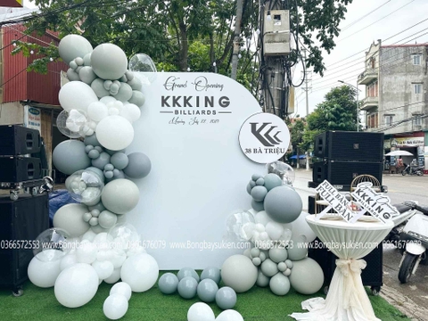 Trang Trí Khai trương club billiards