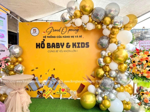 Trang Trí Khai Trương Cửa Hàng Mẹ Và Bé