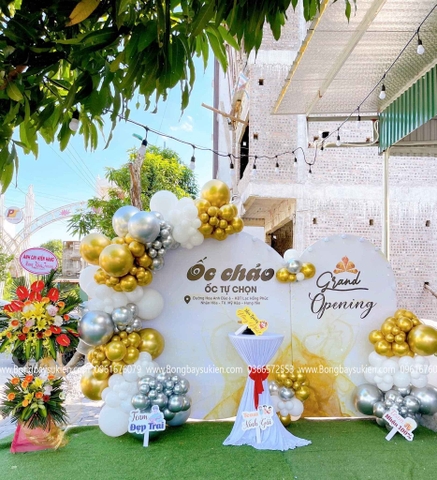 Trang Trí Khai Trương Cửa Hàng Ngã Tư Sở