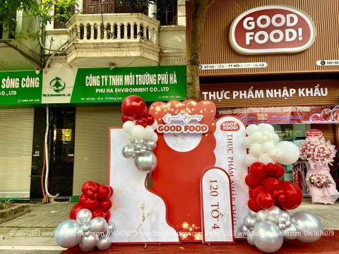 TRANG TRÍ KHAI TRƯƠNG CỬA HÀNG THỰC PHẨM