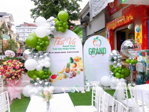 Trang Trí Khai Trương Cửa Hàng Trái Cây