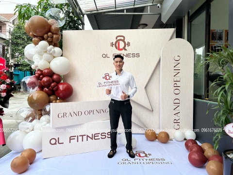 Trang Trí Khai Trương Fitness and Gym