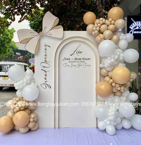 Trang Trí Khai Trương Nail Và Hair Salon