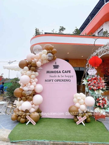 Trang Trí Khai Trương Quán Coffee Đồ Uống