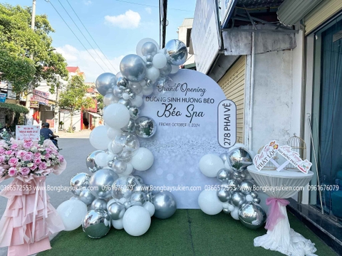 Trang Trí Khai Trương Quán Đồ Ăn Vặt Đẹp