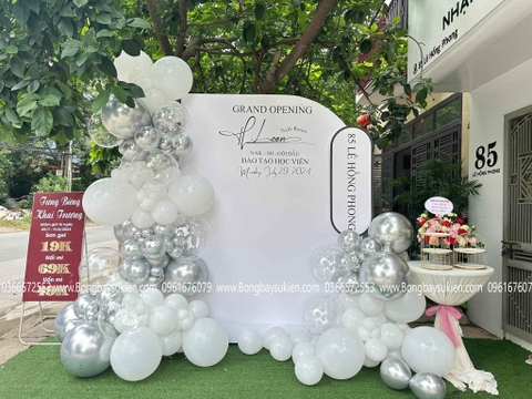 Trang Trí Khai Trương Quán Nail Mi Gội Đầu