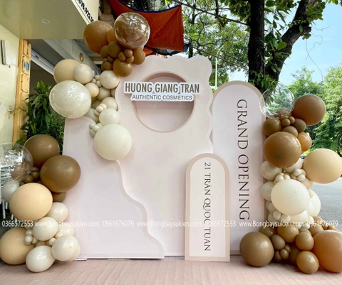 Trang Trí Khai Trương Shop Mỹ Phẩm Hà Nội