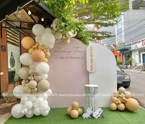 Trang Trí Khai Trương Tiệm Nail Và Làm Đẹp