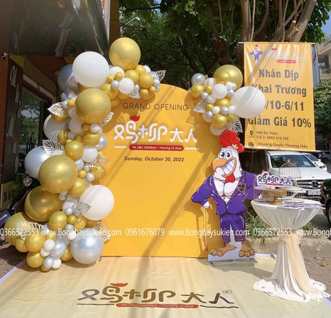 Trang Trí Khai Trương Trọn Gói Bằng Bóng Bay