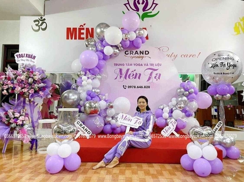 Trang Trí Khai Trương Trung Tâm Yoga Hà Nội