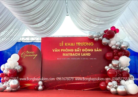 Trang Trí Khai Trương Văn Phòng Bất Động Sản