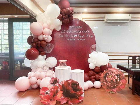 Mẫu Trang Trí Kỷ Niệm Ngày Cưới Đẹp Tại Hà Đông