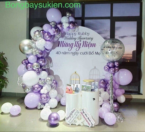 Trang Trí Kỷ Niệm Ngày Cưới Tại Hai Bà Trưng