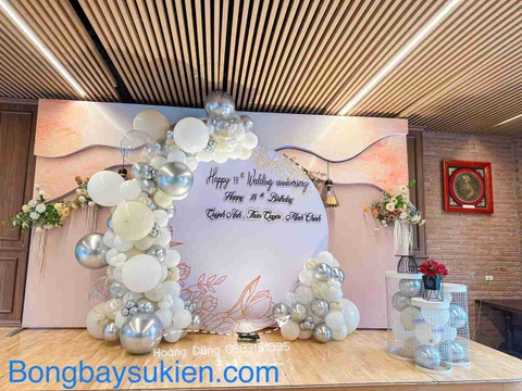 Trang Trí Kỷ Niệm Ngày Cưới Tại Tây Hồ Hà Nội