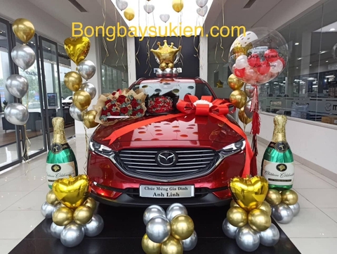 Trang trí lễ bàn giao xe Mazda tại Hà Nội