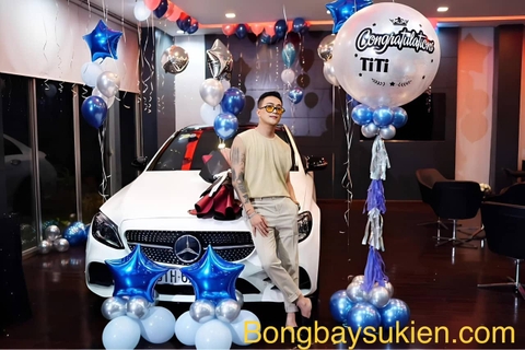 Trang trí lễ bàn giao xe Mercedes tại Hà Nội