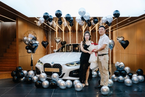 TRANG TRÍ LỄ BÀN GIAO XE TẠI AN KHÁNH HOÀI ĐỨC