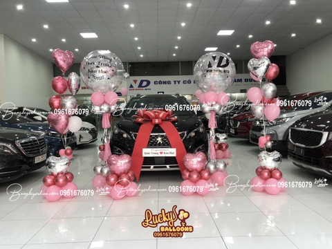 Trang Trí Lễ Giao Xe Bằng Bóng Bay 11
