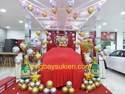 Trang trí lễ giao xe tại Hà Nội