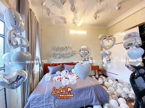 Dịch Vụ Trang Trí Phòng Cưới Hà Nội Bóng Bay Phòng Cưới