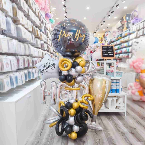 Trang trí sinh nhật bằng bóng bay cho người lớn