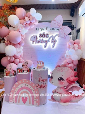 Trang Trí Sinh Nhật Bé Gái Chủ Đề Tuổi Thìn