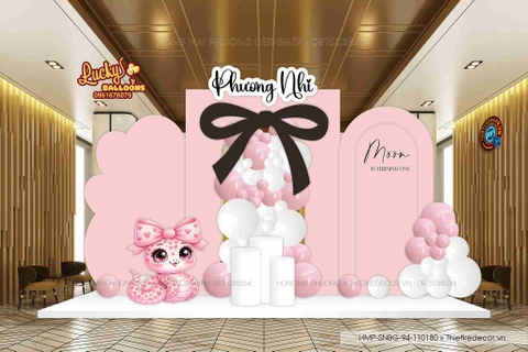 Trang Trí Sinh Nhật Bé Gái Hoàng Mai