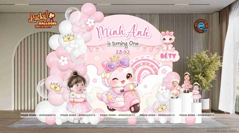 Trang Trí Sinh Nhật Bé Gái Long Biên