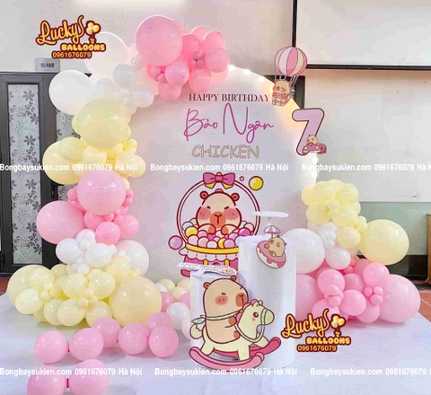 Trang Trí Sinh Nhật Bé Gái Tại Nhà Hà Nội