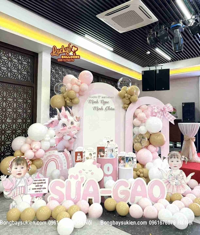 Trang Trí Sinh Nhật Bé Gái Thanh Xuân