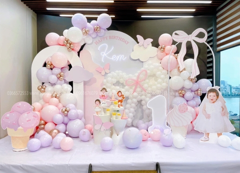 Trang Trí Sinh Nhật Bé Gái Tuổi Thìn