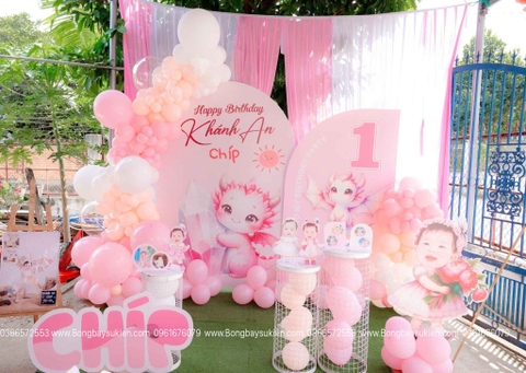 Trang Trí Sinh Nhật Bé Gái Tuổi Rồng 03