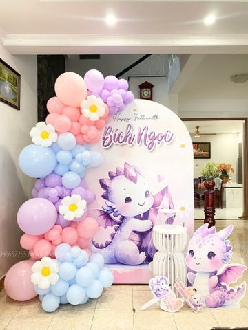 Trang Trí Sinh Nhật Bé Gái Tuổi Rồng