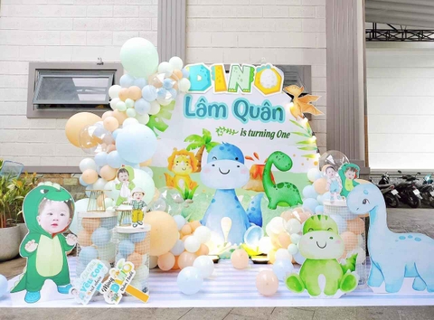 Trang Trí Sinh Nhật Bé Trai 1 Tuổi Giá Rẻ