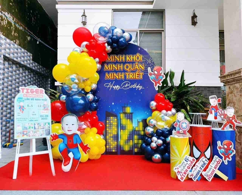 Trang Trí Sinh Nhật Bé Trai 1 Tuổi Tại Nhà