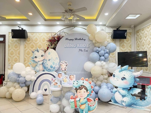 Trang Trí Sinh Nhật Bé Trai 1 Tuổi Tây Hồ