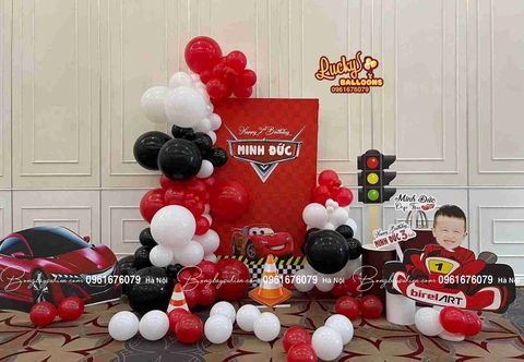 Trang Trí Sinh Nhật Bé Trai Chủ Đề Ô Tô