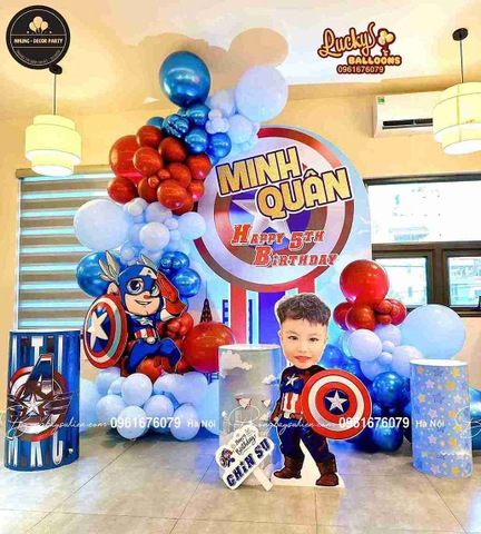 Trang Trí Sinh Nhật Bé Trai Chủ Đề Siêu Nhân