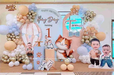 Trang Trí Sinh Nhật Bé Trai Đẹp Hà Nội