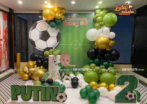 Trang Trí Sinh Nhật Bé Trai Đơn Giản